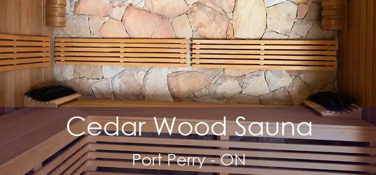  Cedar Wood Sauna Port Perry - ON