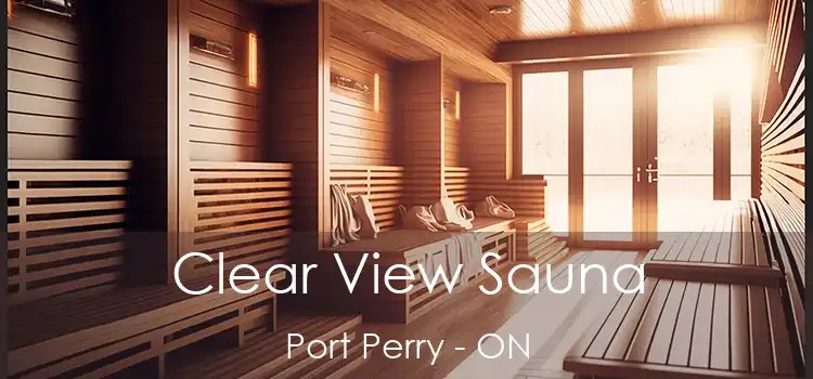  Clear View Sauna Port Perry - ON
