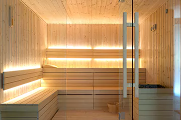 Modern Sauna Setup in Port Perry, Ontario