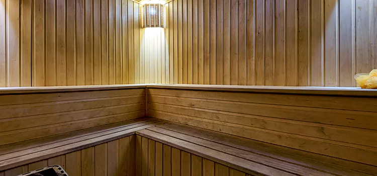 Modern Outdoor Sauna  Setup in Port Perry, Ontario