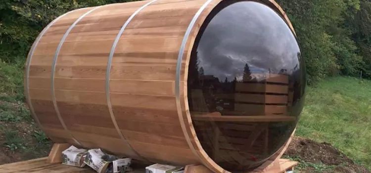 Panorama 4-Person Glass Cabin Sauna Maintenance in Port Perry, Ontario
