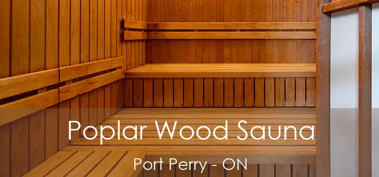  Poplar Wood Sauna Port Perry - ON