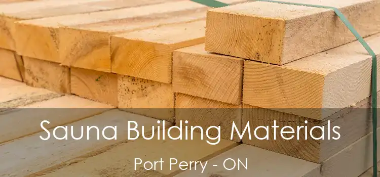 Sauna Building Materials Port Perry - ON