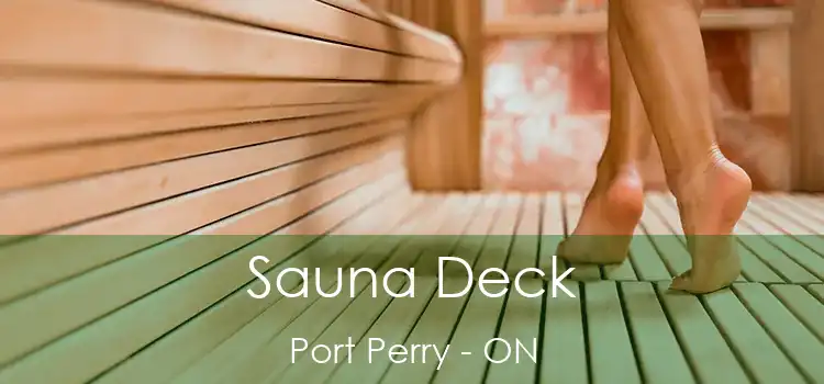  Sauna Deck Port Perry - ON