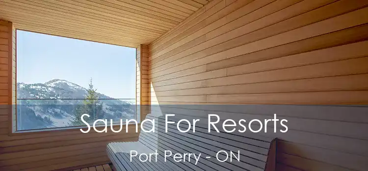  Sauna For Resorts Port Perry - ON