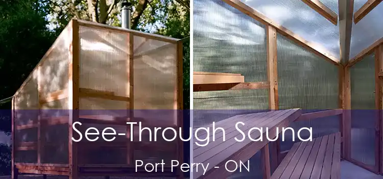  See-Through Sauna Port Perry - ON